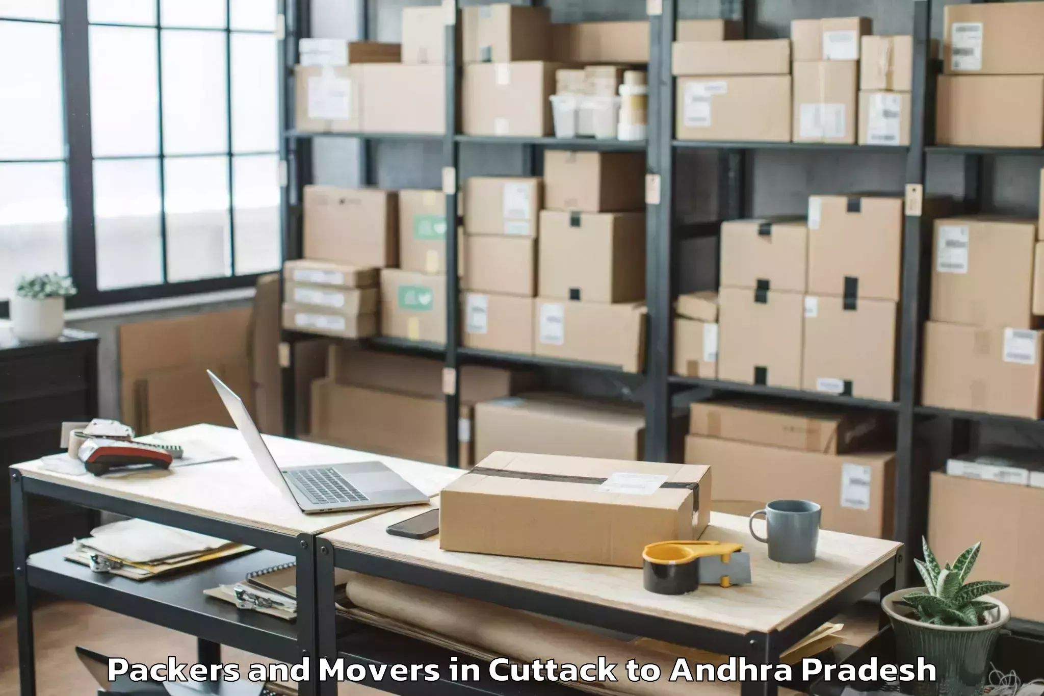 Leading Cuttack to Pedanandipadu Packers And Movers Provider